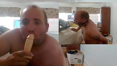 Sexy dark brown drilled with her pussy