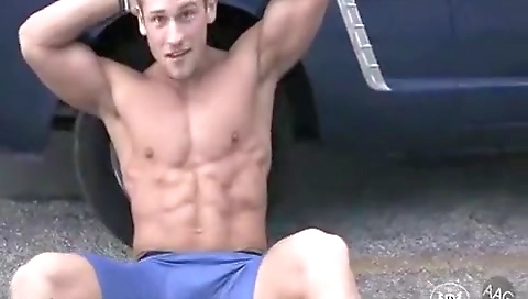 Sexy young chick masturbates in the park