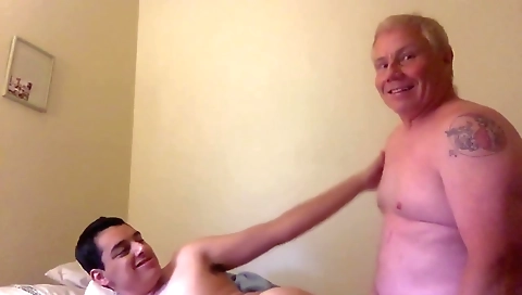 Dark brown takes it in the ass and cum