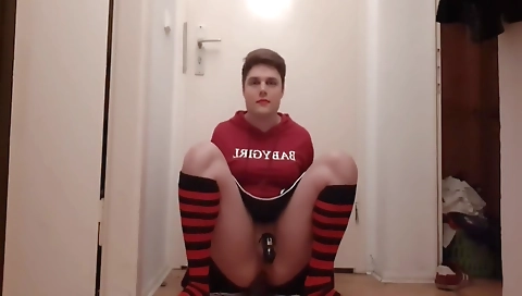 Slutty girl has sex with a sexy blonde