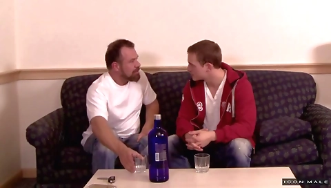 Blonde cutie with big tits gets pounded in her mouth