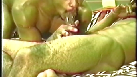 Blonde with a toy and dildo fucking