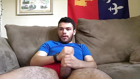 She's going to orgasm at home