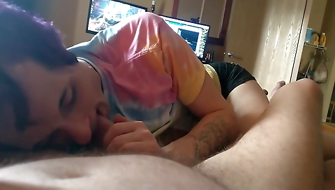 Sexy chick gets doubl sabinaourad wankitnowed by a dick