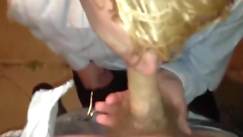 Hot chick fucks her boyfriend in the kitchen