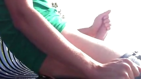 Hot blackir triangle after a dildo