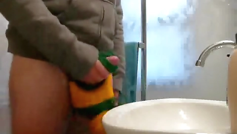 Sexy girl fucked in a public and cum