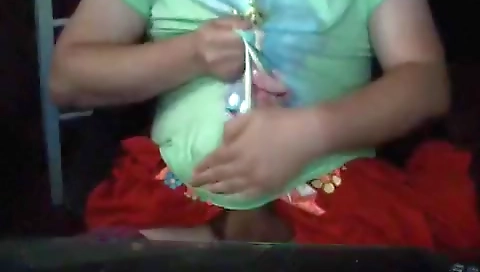 The girl's pussy and mouth fucking at the house