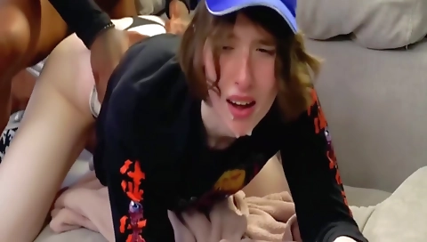 Make & sex with a sexy brunette