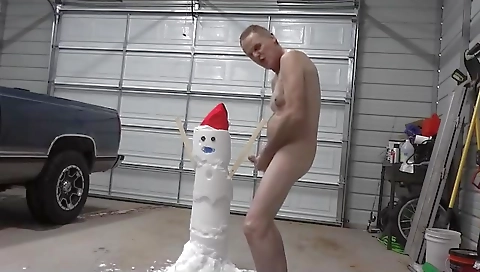 Sexy brunette hair with a big dildo