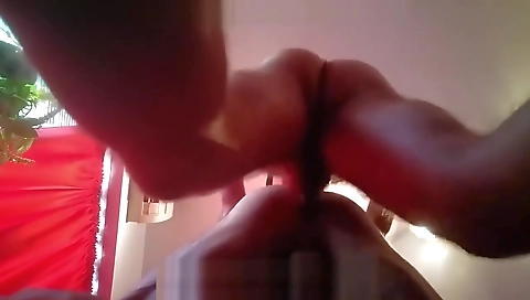 Big booty blonde gets fucked in her ass