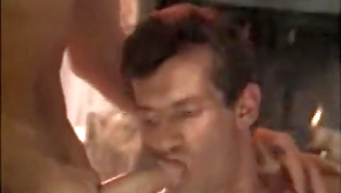 Myas drops off my step dad's anal gash