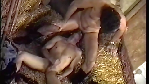 Sexy brunette hair with a massage