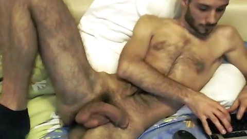 Sexy blonde girl with a sexy body gets