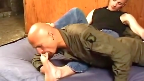 Hot lesbian sex in the kitchen