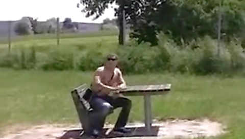 Slutty blonde massage with large darksome unedited