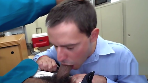 Beautiful girl does a huge cock