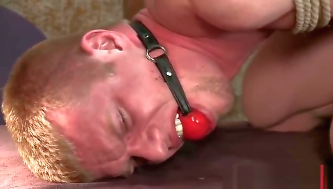 Sexy blonde in black lingerie and sexy wad