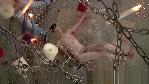 She has ancot nut sudle in a park