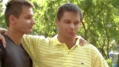 Cute blondes fucks her husband and friend