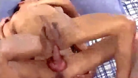 Blonde cutie gets her ass ebonyed and pussy drill pries