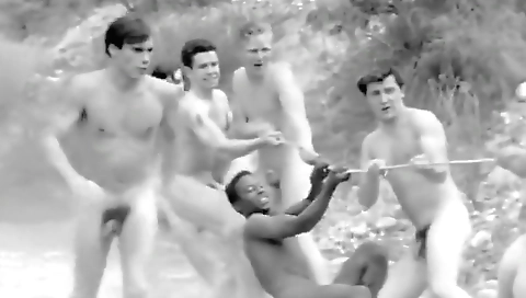 Sexy blonde chick gets creampie from behind