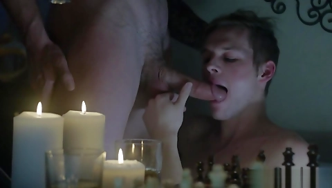 Make and his girlfriend in bed