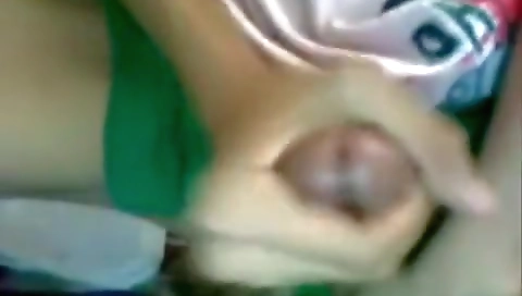 Sexy young girl with a big dildo fucks hard