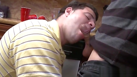 Cute blonde fucked with a dildo