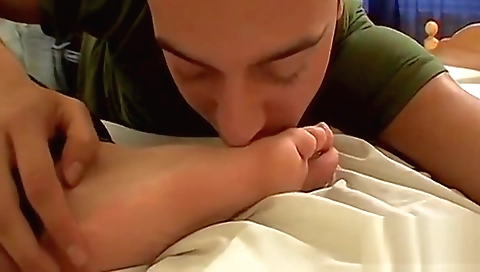 Sexy blonde fucked on a hard dick