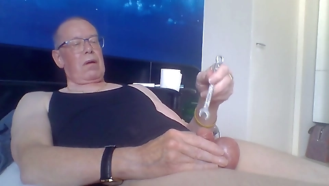 Spanish girl's pussy on a white