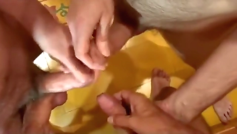 She's first time with a friend