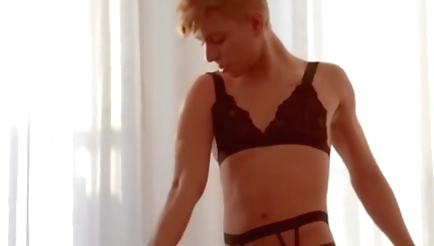 Slutty slut shemadeuslesbians fuck with facia cane